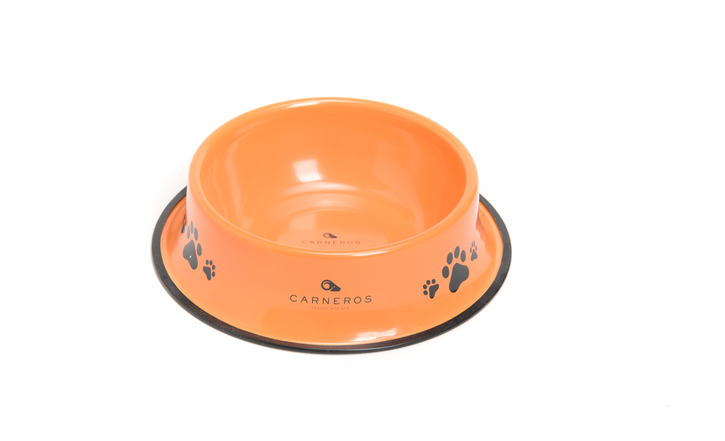 Carneros Orange Dog Dish