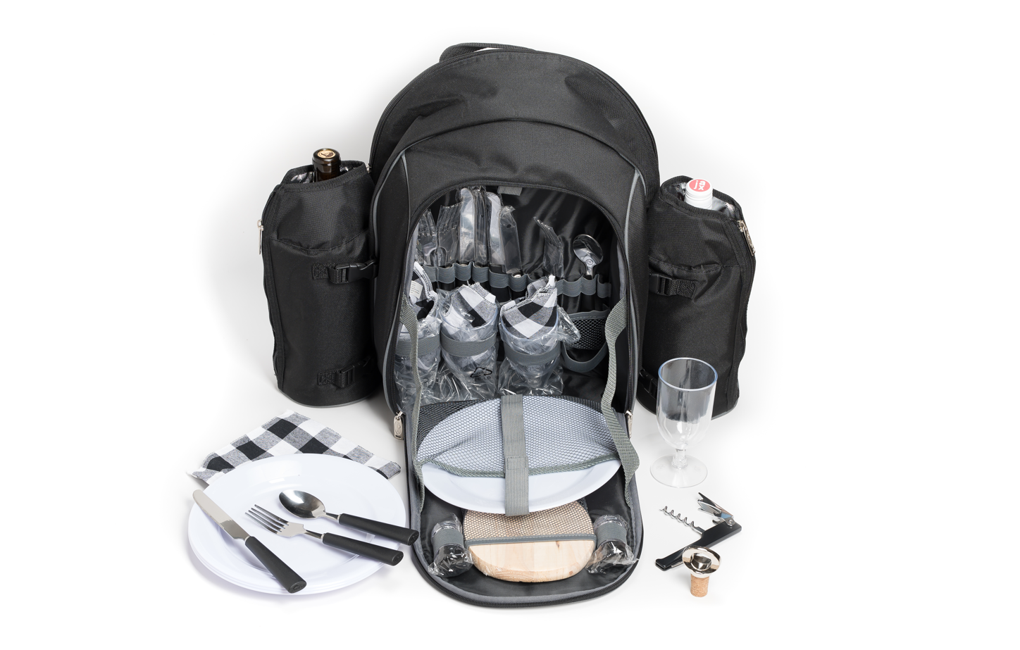 White picnic backpack best sale